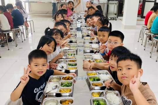 Xã Hoài Đức: Nhiều trường học kiểm soát chặt chẽ an toàn thực phẩm bữa ăn bán trú