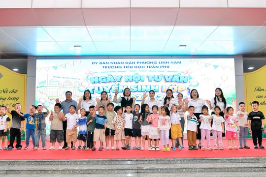 Trường Tiểu học Trần Phú tạo sức hút tại Ngày hội tuyển sinh lớp 1