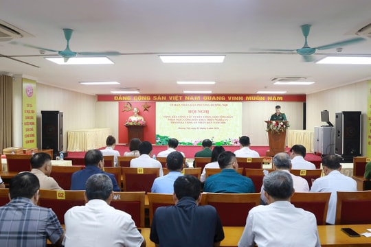 Dương Nội: Tổng kết công tác gọi công dân nhập ngũ và thực hiện nghĩa vụ tham gia Công an nhân dân