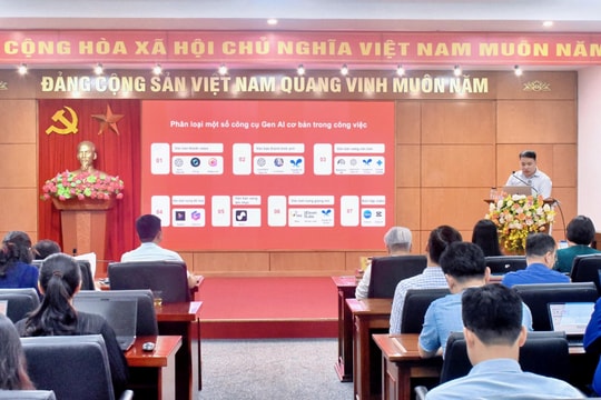 Phường Đại Mỗ tổ chức tập huấn ứng dụng trí tuệ nhân tạo (AI)