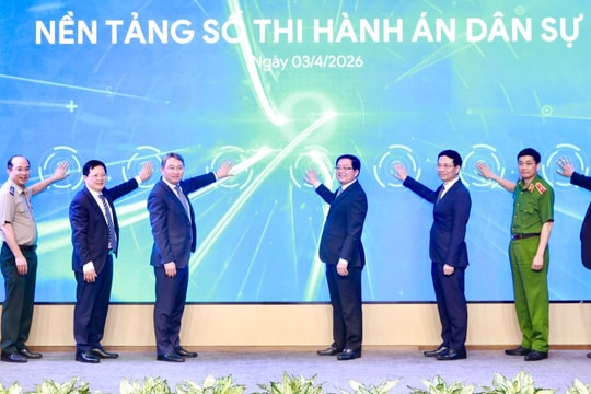 Bộ Tư pháp khai trương nền tảng số Thi hành án dân sự ứng dụng AI