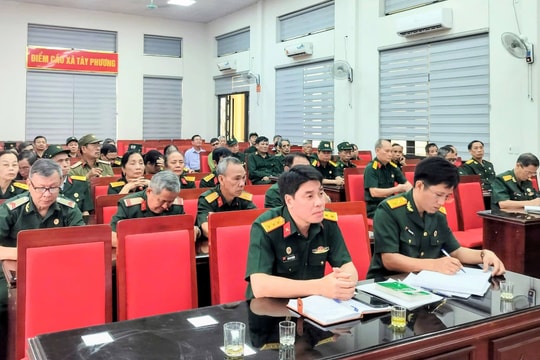 Xã Tây Phương: Phát huy vai trò của Hội Cựu chiến binh trong thực hiện nhiệm vụ chính trị