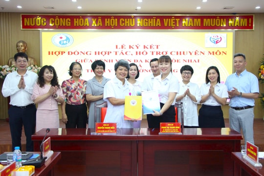 Hợp tác tăng cường chăm sóc sức khỏe nhân dân phường Giảng Võ