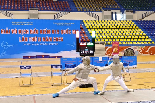 Hà Nội giành ngôi Nhất toàn đoàn tại Giải Vô địch Đấu kiếm U15 quốc gia lần thứ II - năm 2026