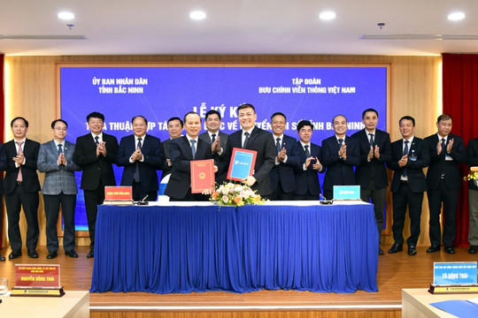 VNPT và Bắc Ninh tăng tốc chuyển đổi số, hướng tới đô thị thông minh