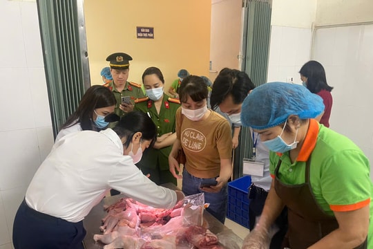 Yên Sở siết chặt kiểm soát an toàn thực phẩm học đường