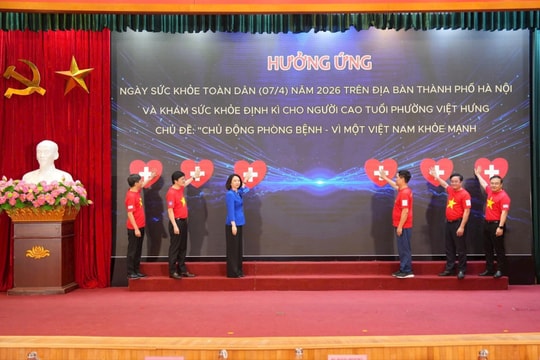 Hà Nội hưởng ứng Ngày Sức khỏe toàn dân: Cải thiện điều kiện sống gắn với phòng chống dịch bệnh