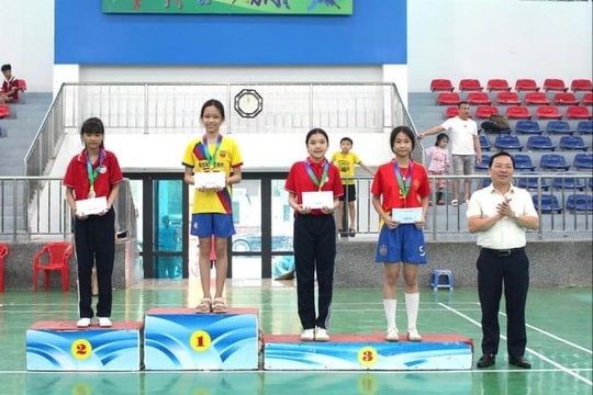 Trao 70 giải thưởng tại Giải thể thao học sinh phổ thông phường Chương Mỹ