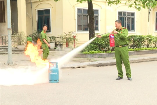 Nâng cao nghiệp vụ phòng cháy, chữa cháy và cứu nạn cứu hộ tại cơ sở