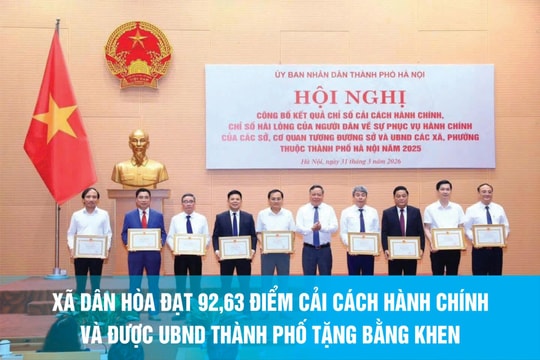 Cải cách hành chính ở xã Dân Hòa: Khi “ba không, ba đạt” tạo nên khác biệt