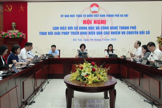 Hà Nội: Đẩy mạnh chuyển đổi số trong hệ thống Mặt trận Tổ quốc