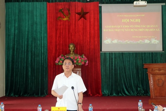 Xã Trần Phú kiên quyết xử lý vi phạm đất đai, trật tự xây dựng trên địa bàn