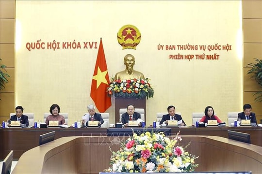 Chủ tịch Quốc hội Trần Thanh Mẫn chủ trì Phiên họp thứ nhất, Ủy ban Thường vụ Quốc hội khóa XVI