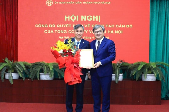 Đồng chí Nguyễn Thanh Nam giữ chức Chủ tịch Hội đồng thành viên Tổng Công ty Vận tải Hà Nội
