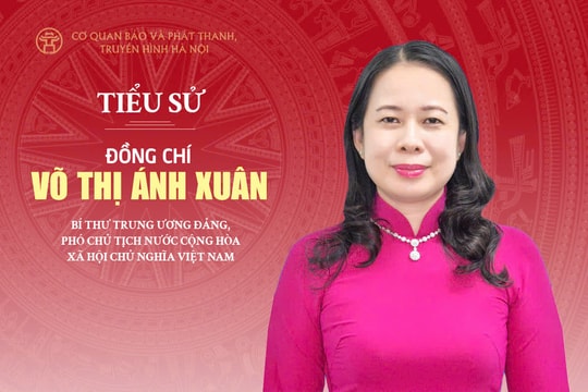 Tóm tắt tiểu sử Phó Chủ tịch nước Võ Thị Ánh Xuân