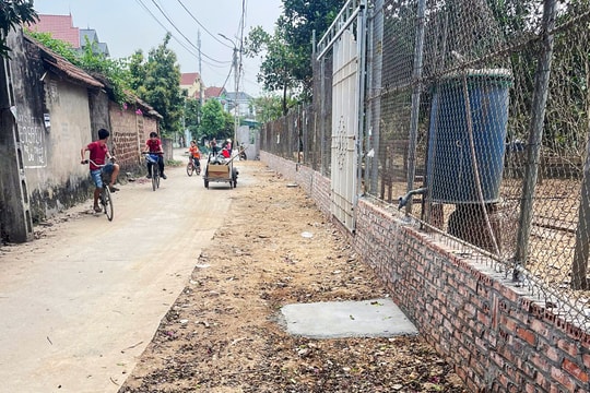 Xóm Đoài chung sức hiến đất mở rộng đường làng