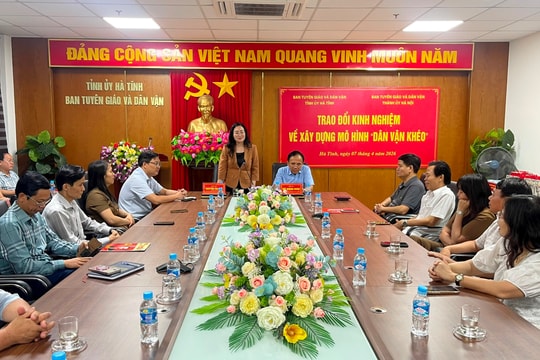 Hà Nội - Hà Tĩnh chia sẻ kinh nghiệm triển khai phong trào thi đua dân vận khéo