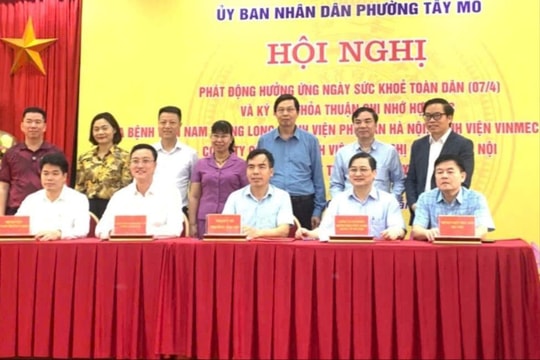 Phường Tây Mỗ hưởng ứng Ngày Sức khỏe toàn dân