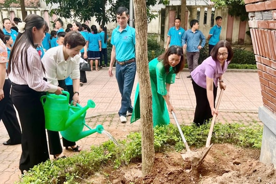 Xã Đan Phượng ra mắt mô hình “Dân vận khéo” tại Trường Tiểu học Đồng Tháp