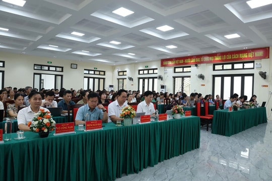 Xã Xuân Mai: Tập huấn triển khai 4 thủ tục hành chính Đảng trên môi trường điện tử