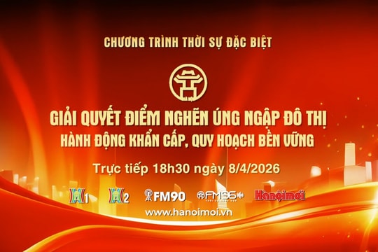 [TRỰC TIẾP] Chương trình thời sự: Giải quyết điểm nghẽn úng ngập đô thị - hành động khẩn cấp, quy hoạch bền vững