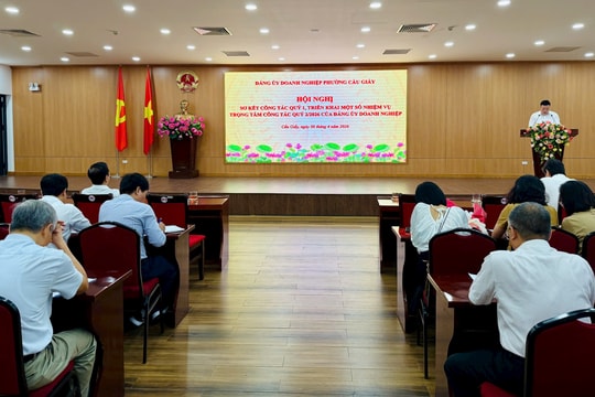Đảng ủy Doanh nghiệp phường Cầu Giấy: Kiện toàn tổ chức, hướng tới kỷ nguyên mới