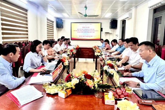 Ban Tổ chức Thành ủy Hà Nội làm việc với xã Hát Môn, Phúc Thọ, Phúc Lộc về triển khai các nhiệm vụ trọng tâm
