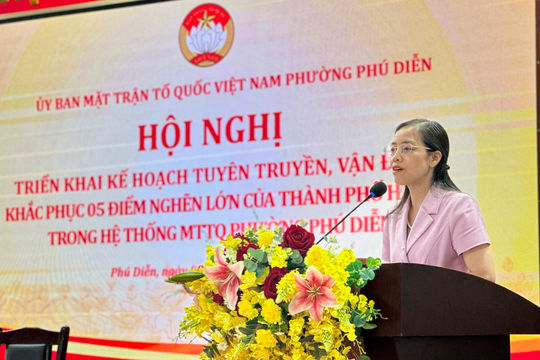 Phú Diễn tăng cường tuyên truyền, tạo đồng thuận khắc phục 5 “điểm nghẽn”