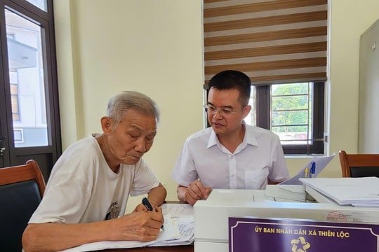 Gỡ “nút thắt” trong cấp giấy chứng nhận quyền sử dụng đất tại xã Thiên Lộc
