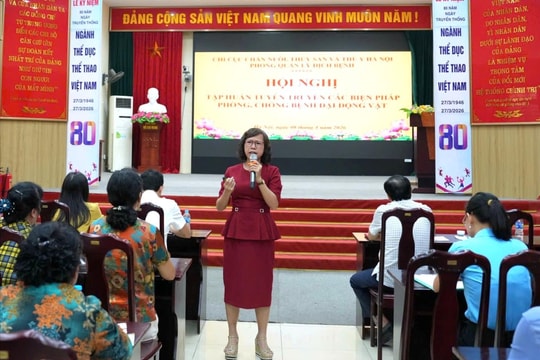 Tập huấn công tác phòng, chống bệnh dại trên động vật nuôi tại xã Sơn Đồng, Dương Hòa