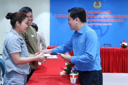 Tháng Công nhân 2026: Chăm lo người lao động bằng hành động thực chất