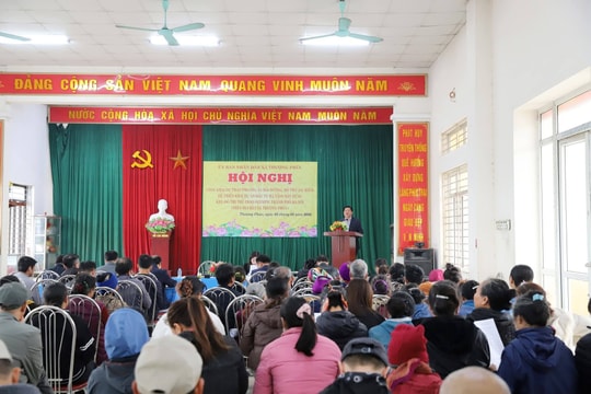 Xã Thượng Phúc: Đẩy nhanh công tác giải phóng mặt bằng phục vụ các dự án trên địa bàn