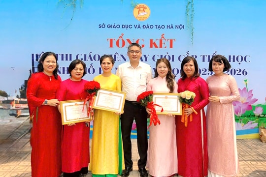 Giáo dục phường Kim Liên gặt “quả ngọt” từ Hội thi giáo viên dạy giỏi