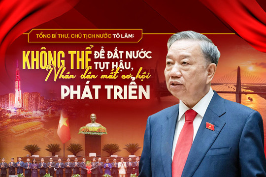 Không thể để đất nước tụt hậu, nhân dân mất cơ hội phát triển