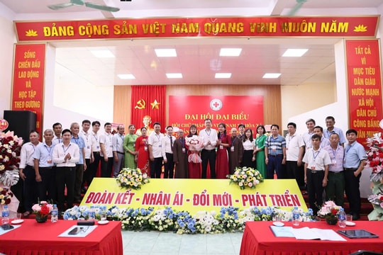 Hội Chữ Thập đỏ xã Hòa Xá tổ chức thành công Đại hội lần thứ I