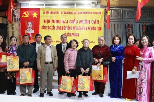 Xây dựng phường Ô Chợ Dừa văn minh, nghĩa tình từ sức mạnh đại đoàn kết