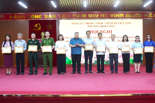 Phường Định Công hoàn thành 100% chỉ tiêu tuyển quân, bảo đảm chất lượng