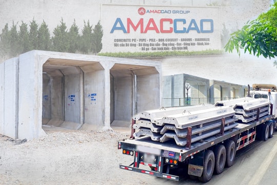 Bê tông AMACCAO: “Người được chọn” cho các dự án chống ngập khó của Thủ đô