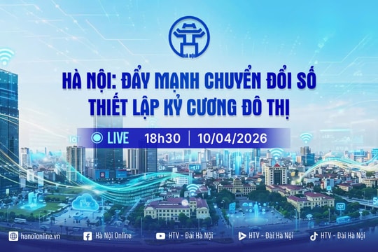 [TRỰC TIẾP] Chương trình thời sự: Hà Nội đẩy mạnh chuyển đổi số - Thiết lập kỷ cương đô thị