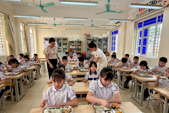 Ứng Thiên siết chặt kiểm tra bữa ăn bán trú, bảo đảm an toàn thực phẩm