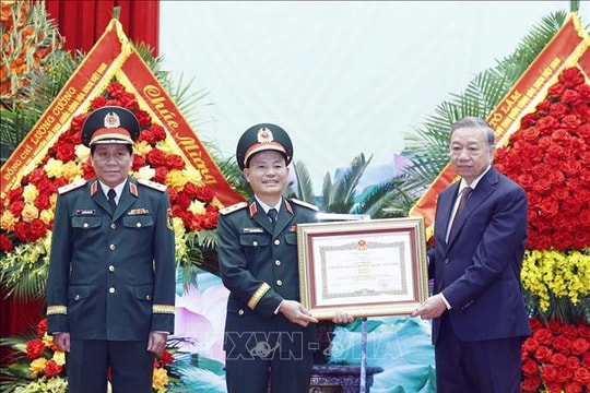 Tổng Bí thư, Chủ tịch nước Tô Lâm dự Lễ đón nhận danh hiệu Anh hùng Lực lượng vũ trang nhân dân của Quân khu 3