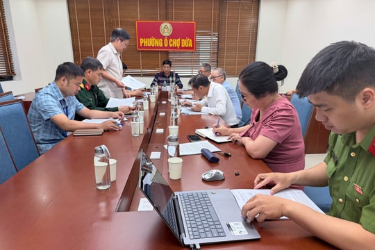 Phường Ô Chợ Dừa: Triển khai hướng dẫn xử lý các cơ sở không đảm bảo an toàn phòng cháy, chữa cháy