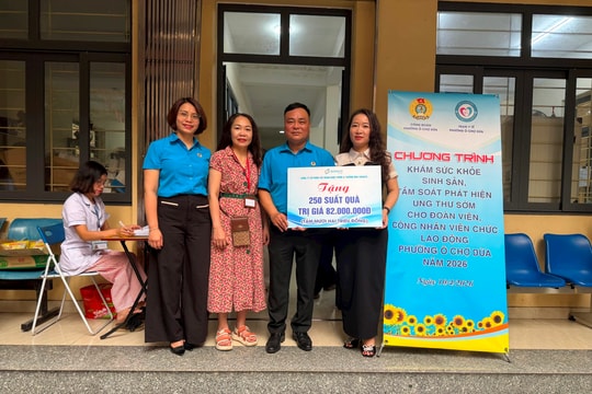 Phường Ô Chợ Dừa: Chăm lo sức khỏe, nâng cao chất lượng đời sống cho đoàn viên, người lao động