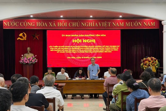 Yên Hòa tăng cường đối thoại, hoàn thiện phương án bồi thường dự án Vành đai 2,5