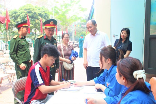 Phường Định Công: Triển khai đồng bộ công tác đăng ký nghĩa vụ quân sự, xây dựng nguồn dự bị động viên năm 2026