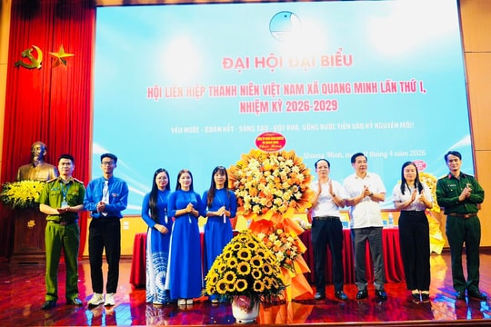 Đại hội đại biểu Hội Liên hiệp Thanh niên Việt Nam xã Quang Minh lần thứ I, nhiệm kỳ 2026-2029