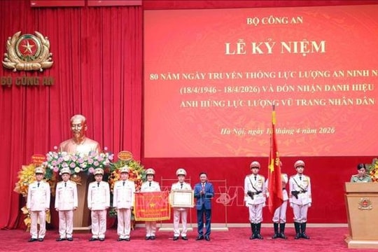 Cục An ninh nội địa đón nhận danh hiệu Anh hùng lực lượng vũ trang nhân dân