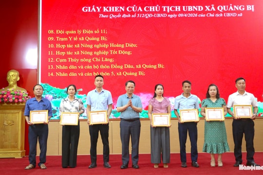 Xã Quảng Bị: Chủ động từ sớm, không để bị động trong phòng, chống thiên tai