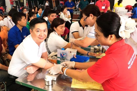 Xã Dân Hoà: Tiếp nhận 295 đơn vị máu trong Ngày hội hiến máu tình nguyện