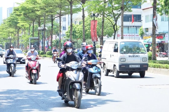 Bắc Bộ nắng nóng, độ ẩm không khí thấp